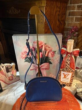 Rebecca Minkoff Royal Blue Dome Crossbody Bag